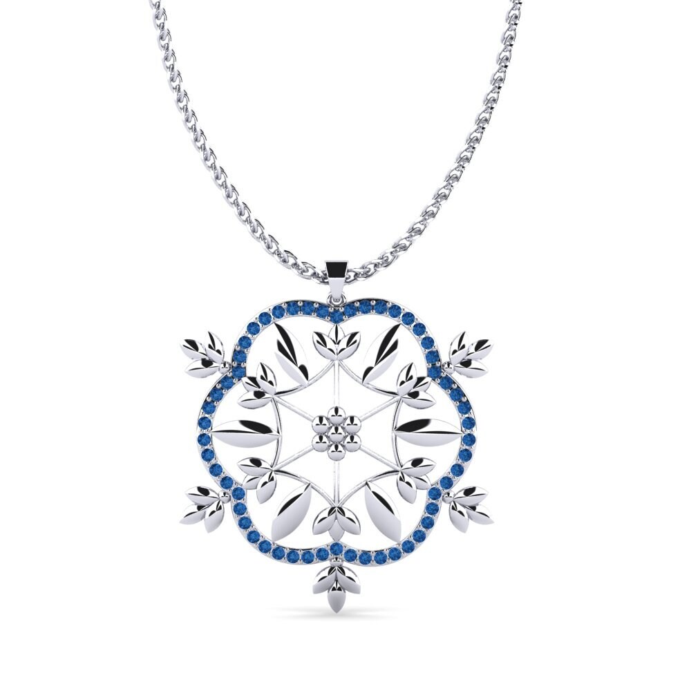 Circonita Azul Oscuro Colgante de Mujer Wanspot