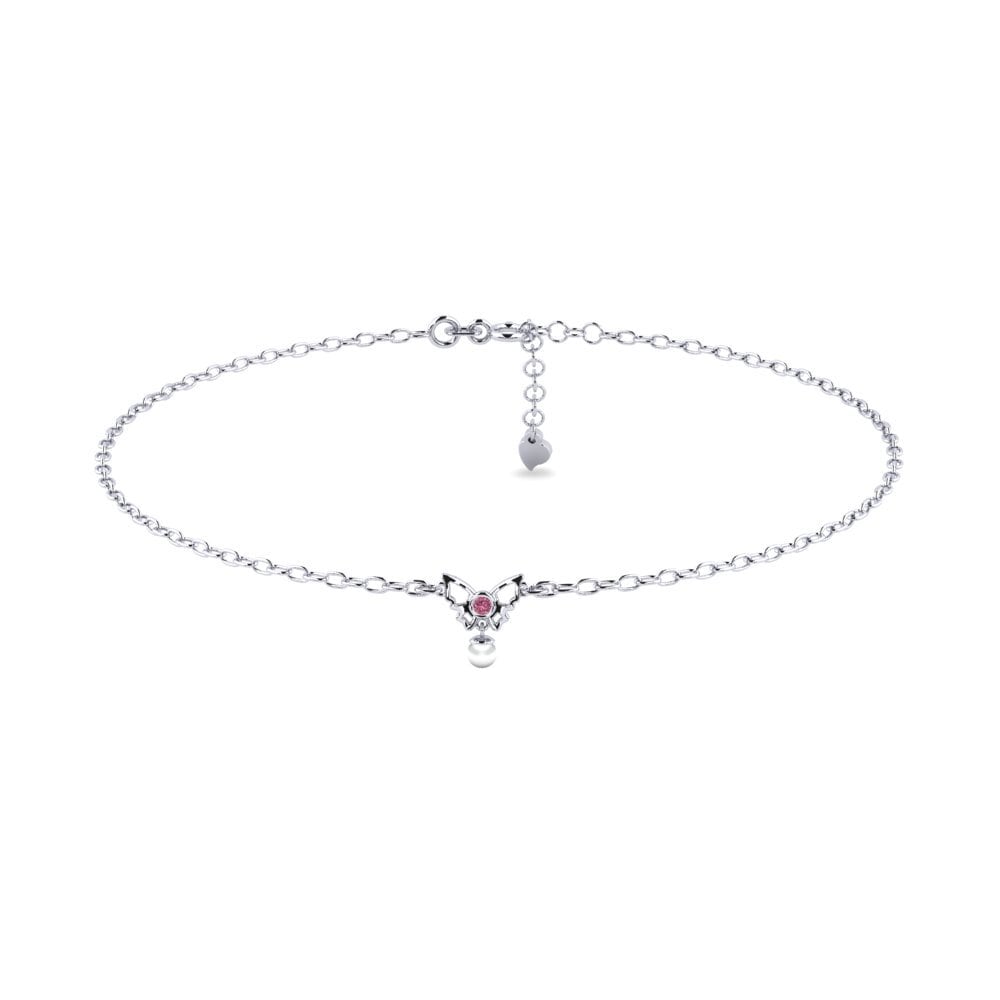 Rhodolite Garnet Women's Anklet Keely