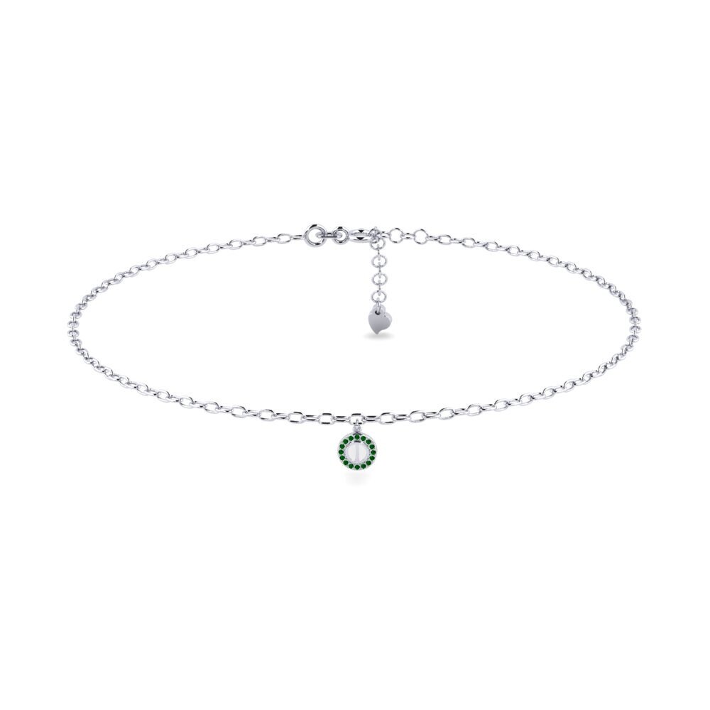Circonita Verde Tobillera de mujer Mizoram