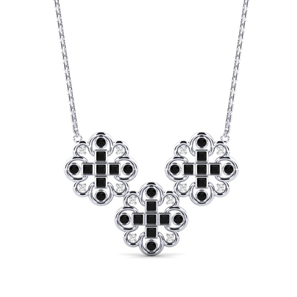 Mixed Black Onyx Necklace Azveg