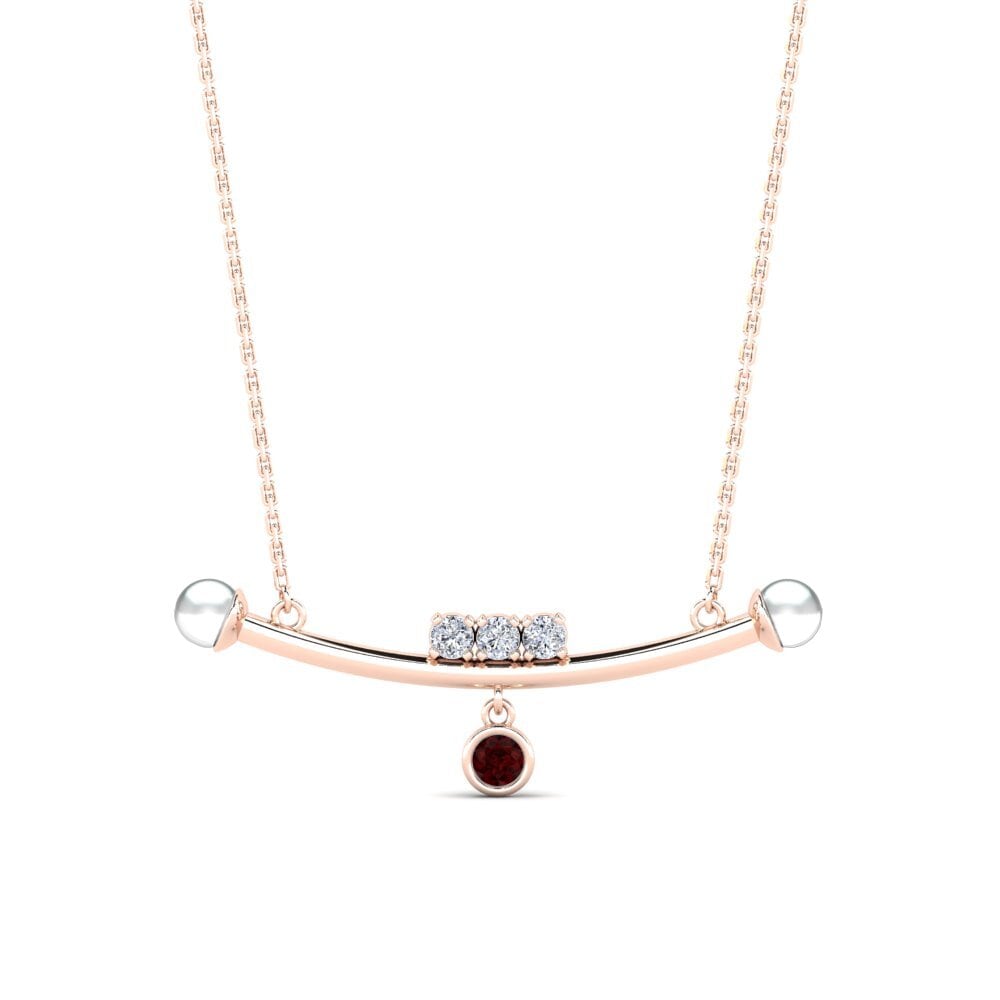 Garnet Women's Necklace Bhaltair