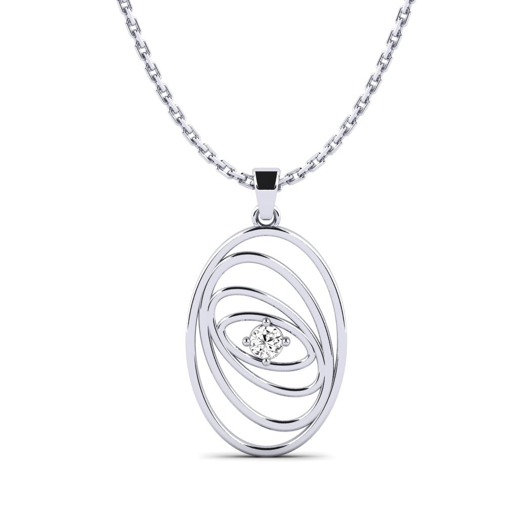 Moissanita Colgante de Mujer Bluey