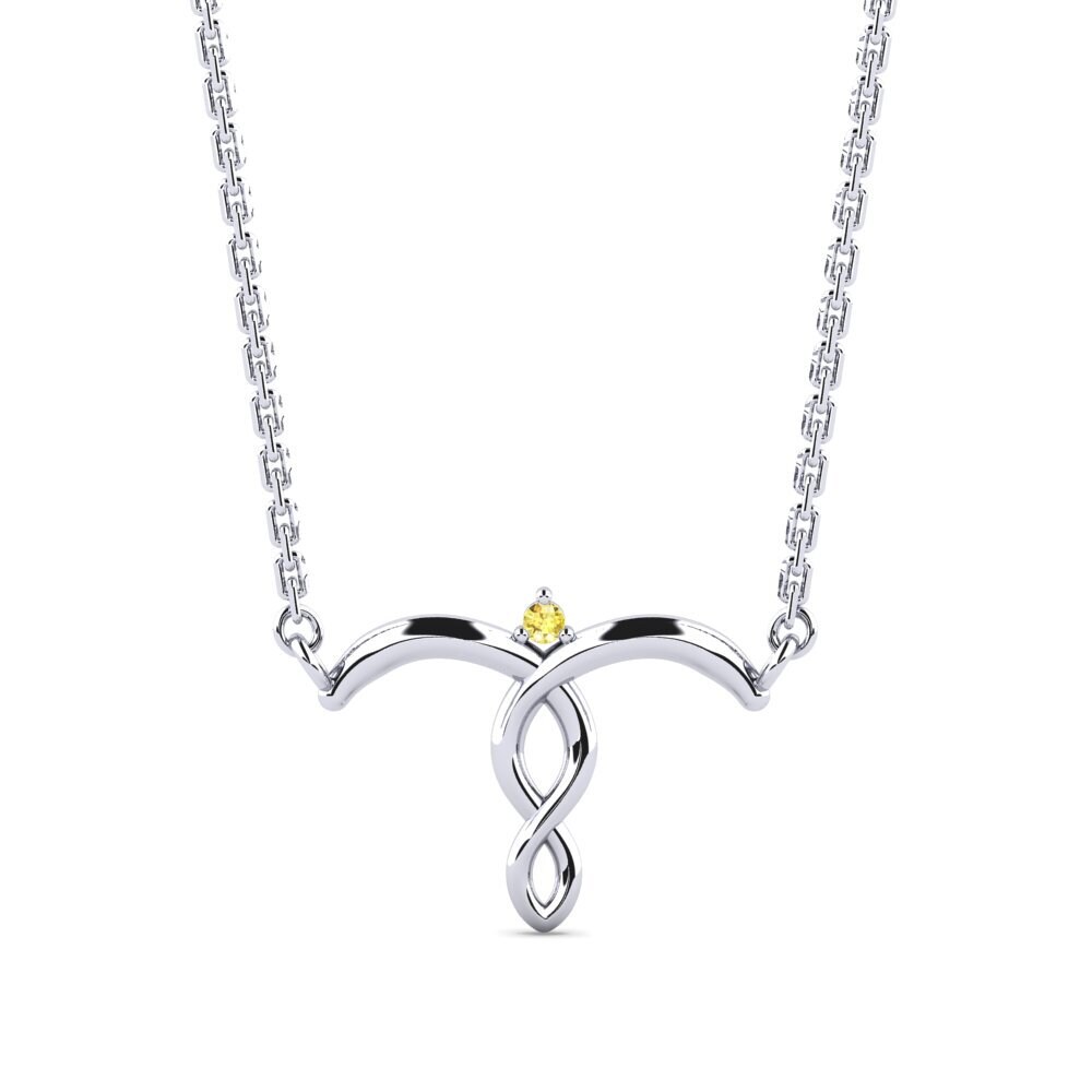 Yellow Sapphire Women's Necklace Bobb