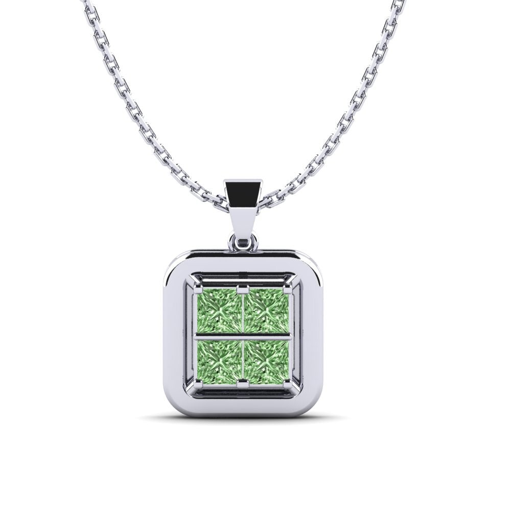 Green Diamond Women's Pendant Bouka