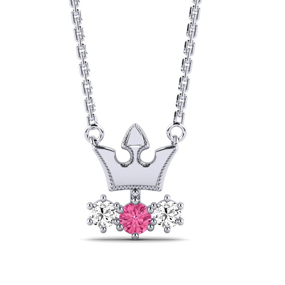 Pink Tourmaline Women's Necklace Breva