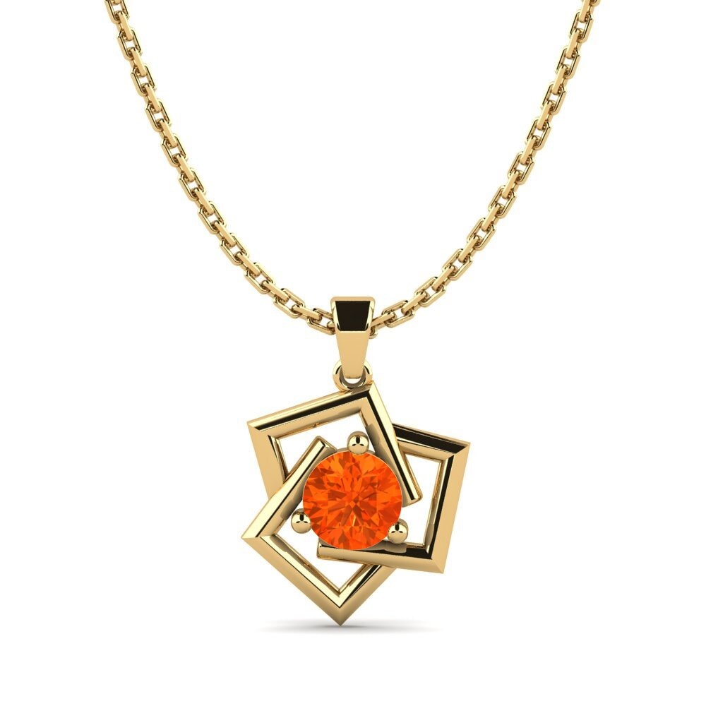 Fire-Opal Women's Pendant Found