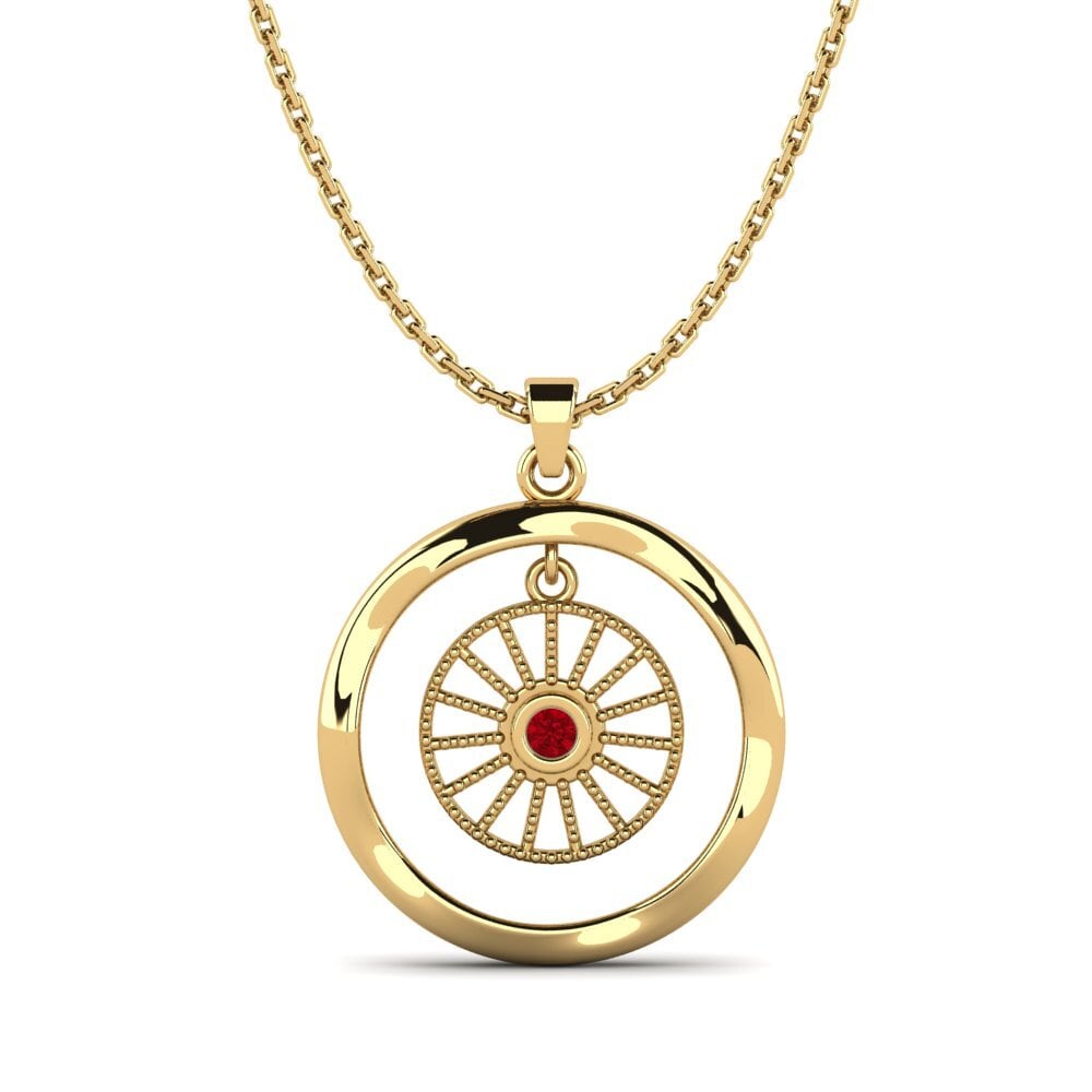 Red Zirconia Women's Pendant Gantonias