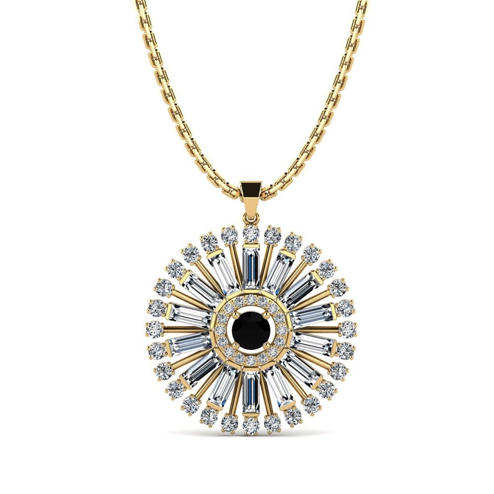 Black Diamond Women's Pendant Glairya