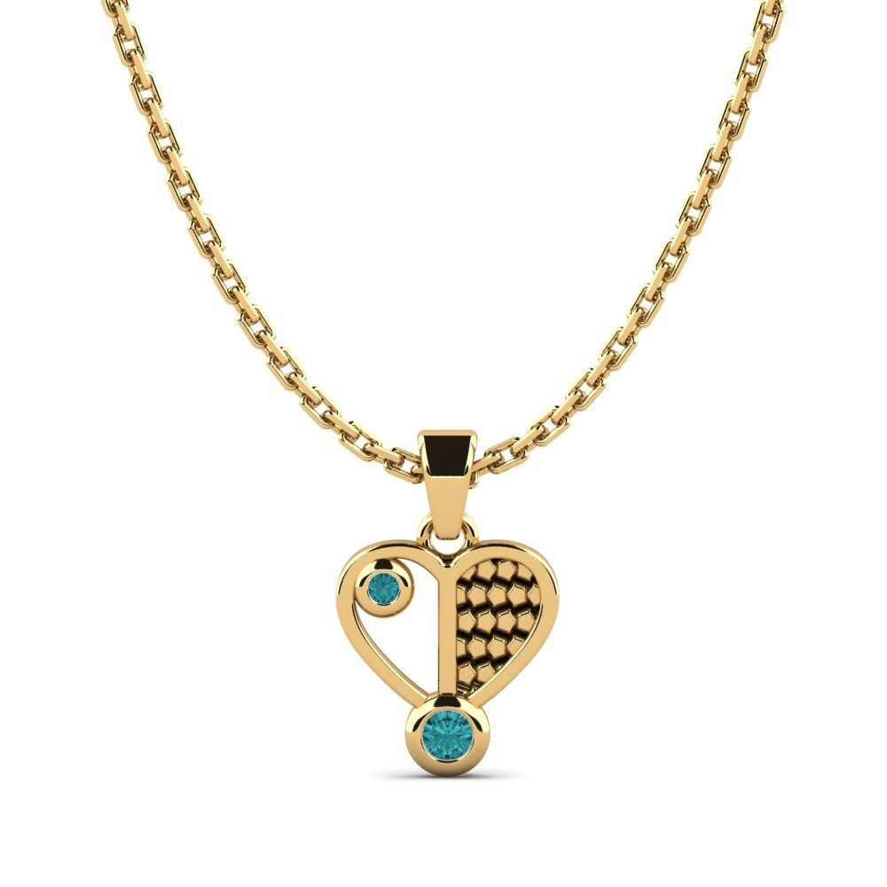 Blue Diamond Women's Pendant Gussy