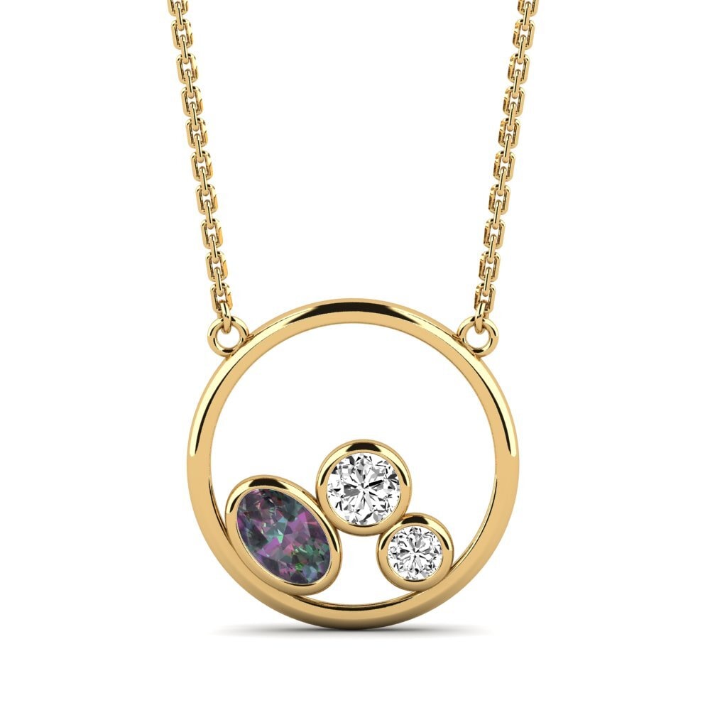 Mystic Topaz Women's Necklace Gut