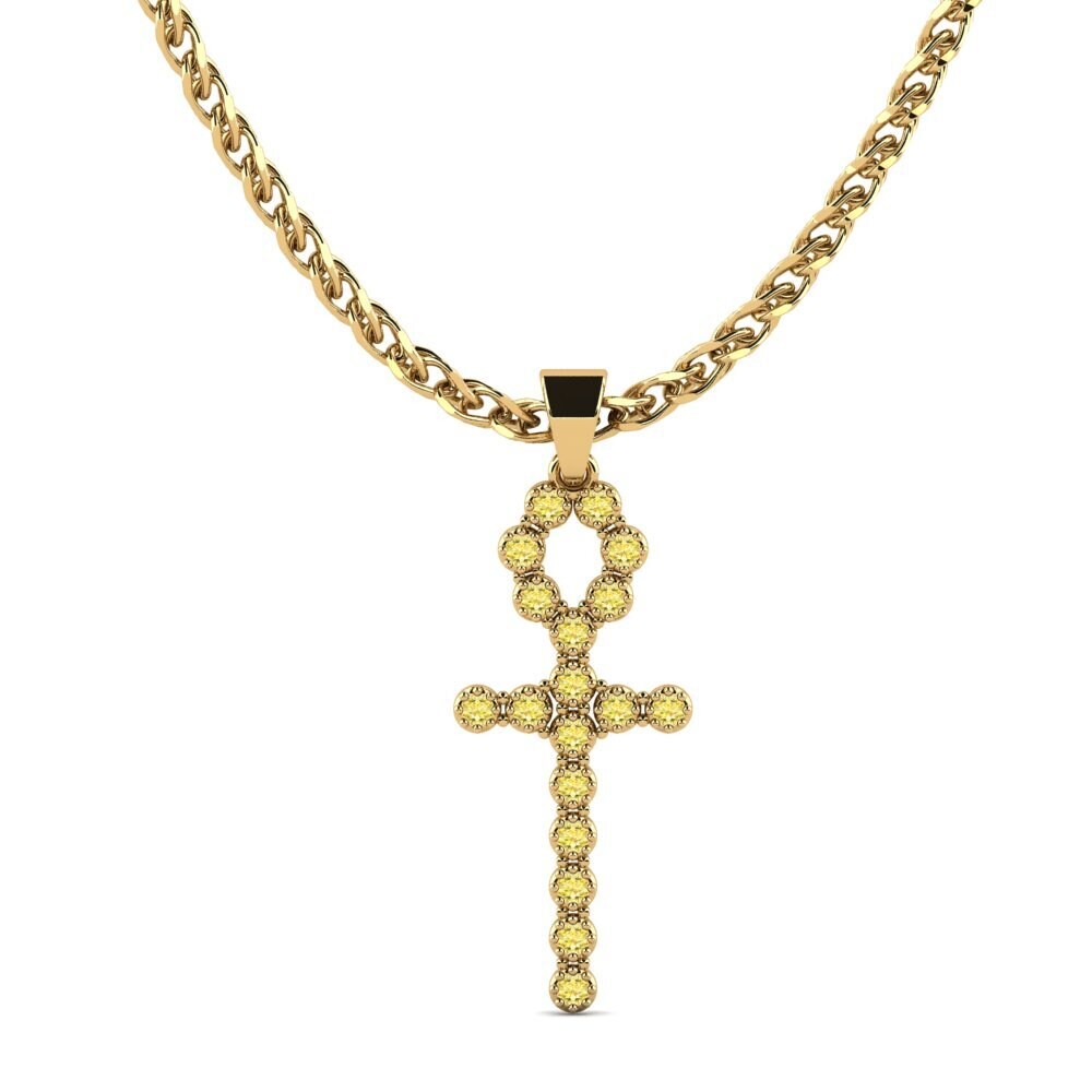 Yellow Sapphire Women's Pendant Jerald