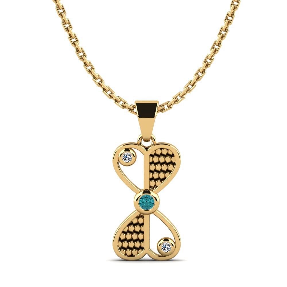 Blue Diamond Women's Pendant Jerez
