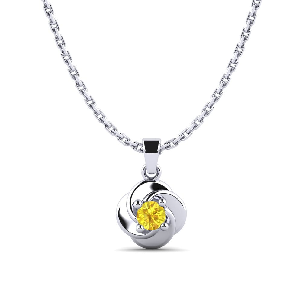 Yellow Sapphire Women's Pendant Jonche