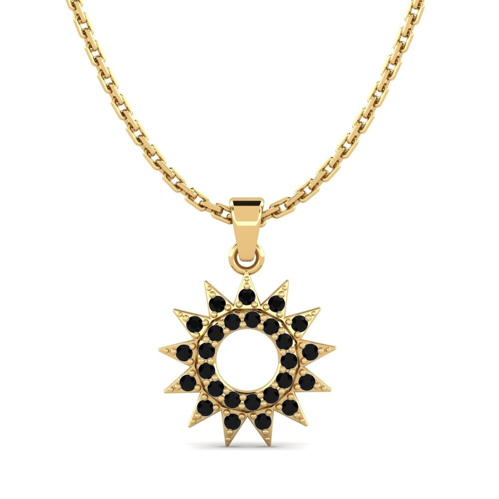 Black Onyx Women's Pendant Kaohsi