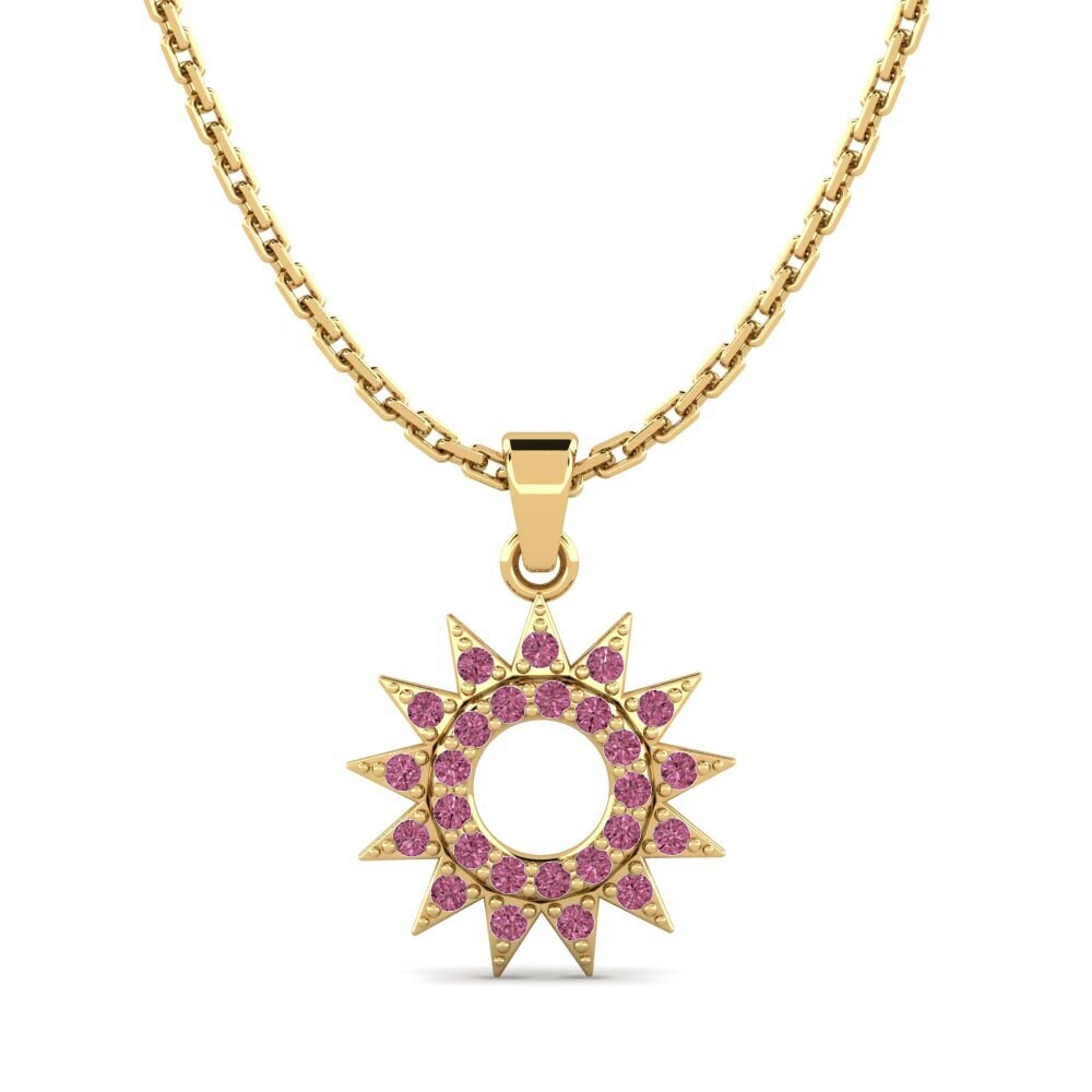Rhodolite Garnet Women's Pendant Kaohsi