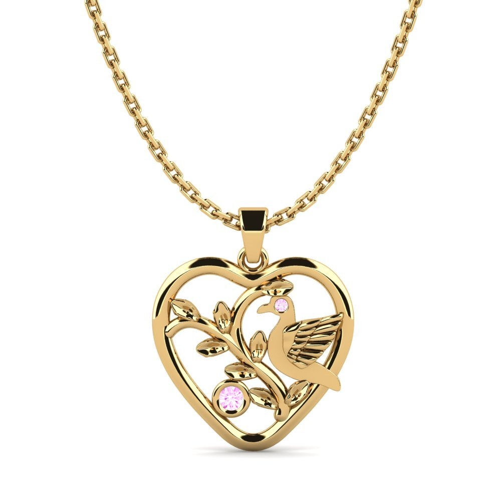 Pink Sapphire Women's Pendant Olair