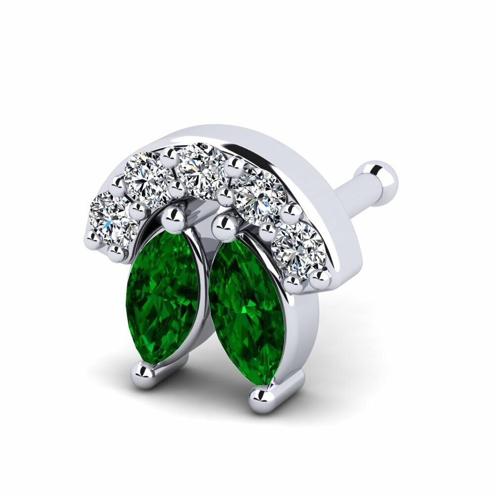 Groene Zirkoon Neus Pin Adviness