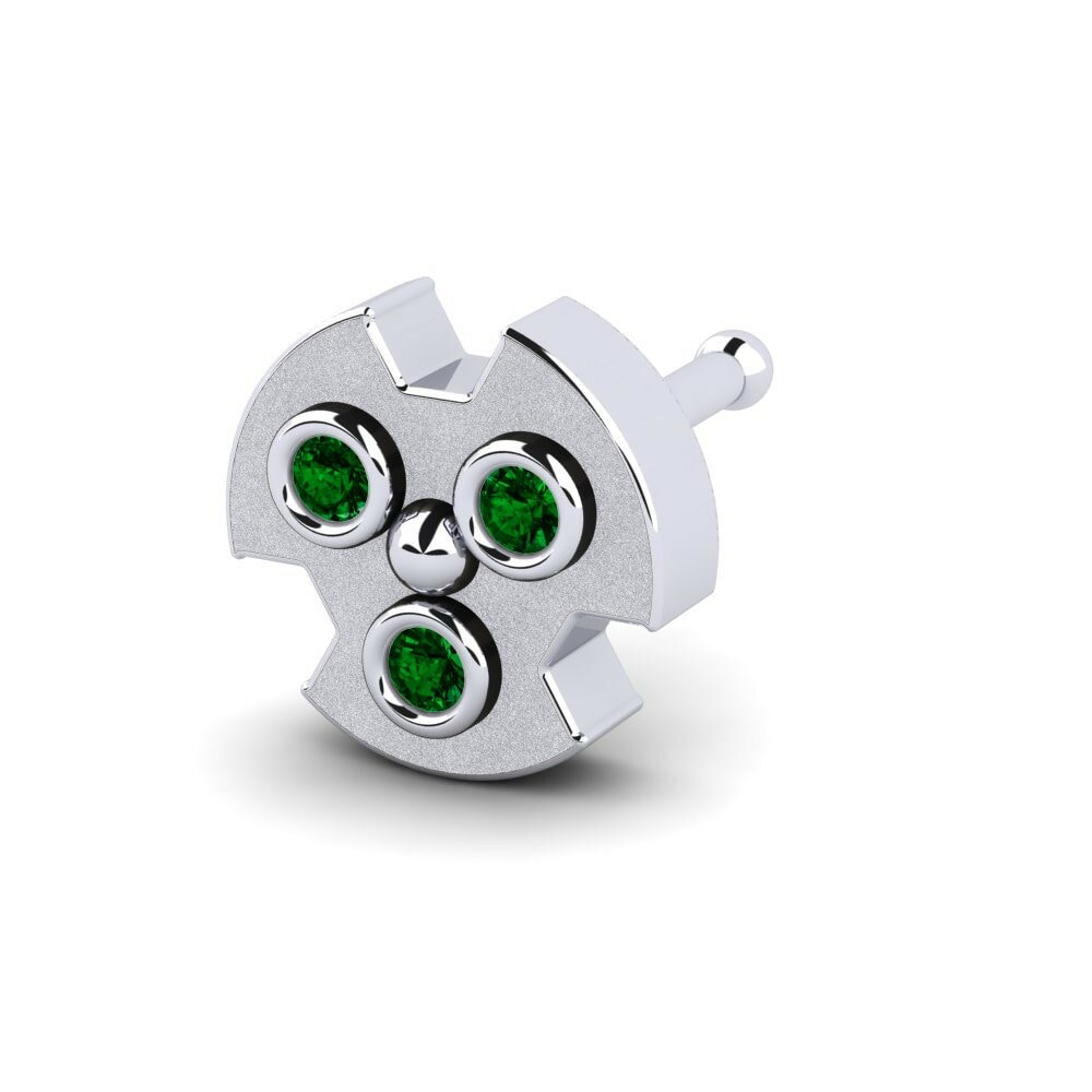 Groene Zirkoon Neus Pin Alaguvalli