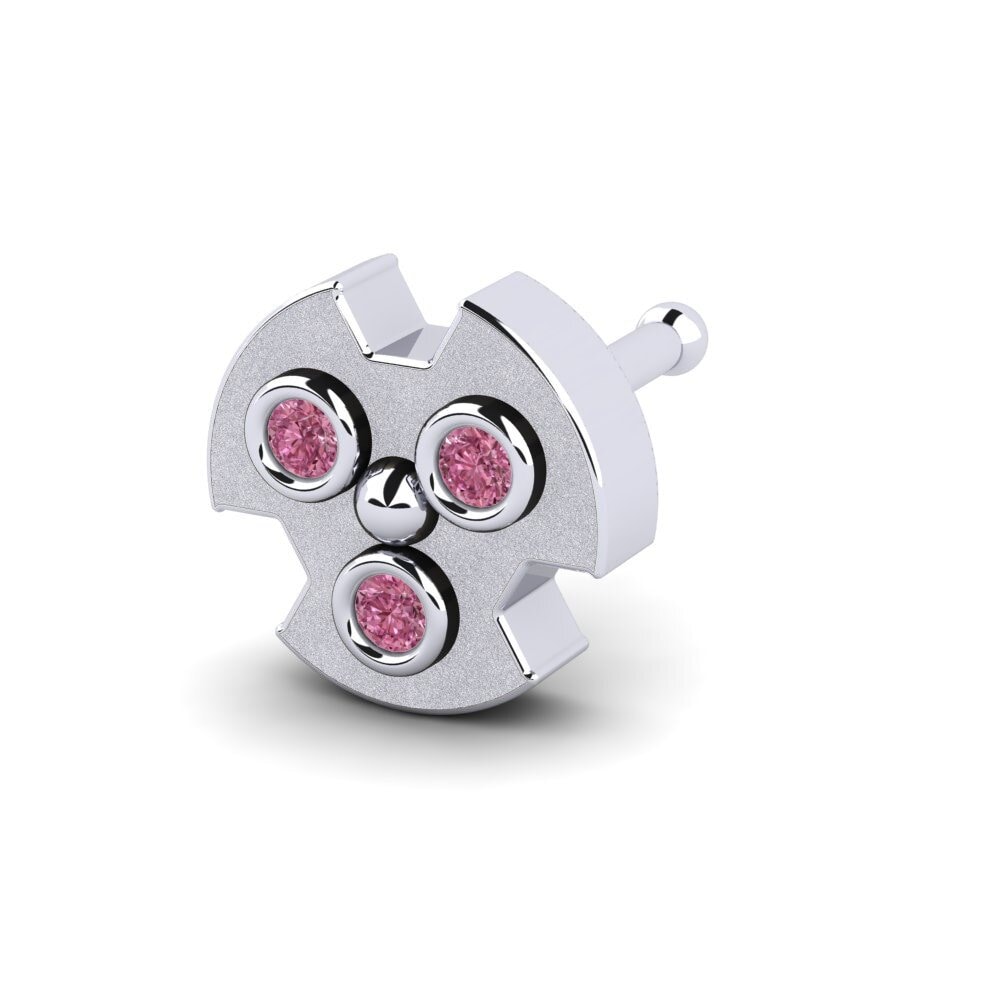 Grenat de Rhodolite Piercing Nez Alaguvalli