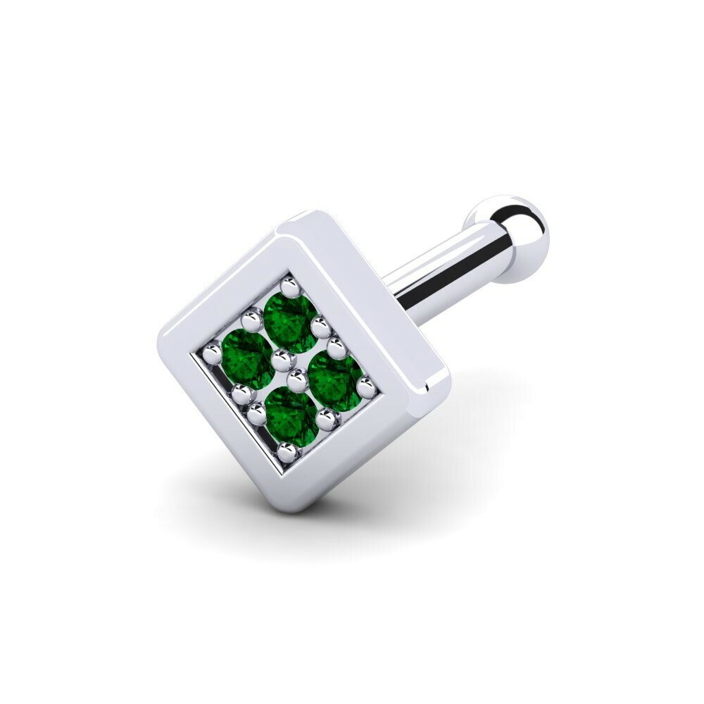 Groene Zirkoon Neus Pin Alinal