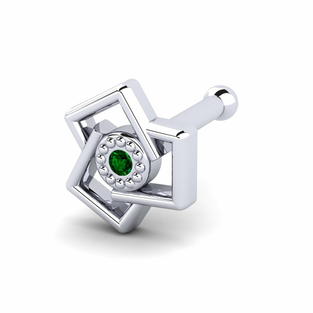 Groene Zirkoon Neus Pin Alsasha
