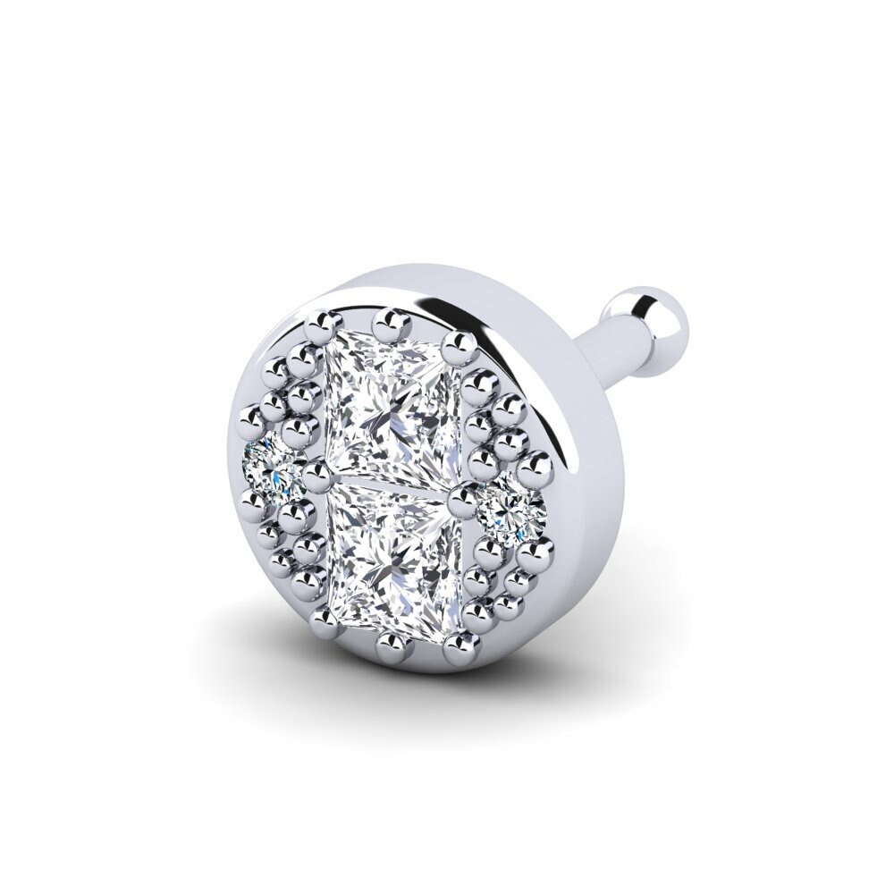 Platinum diamond nose sale pin