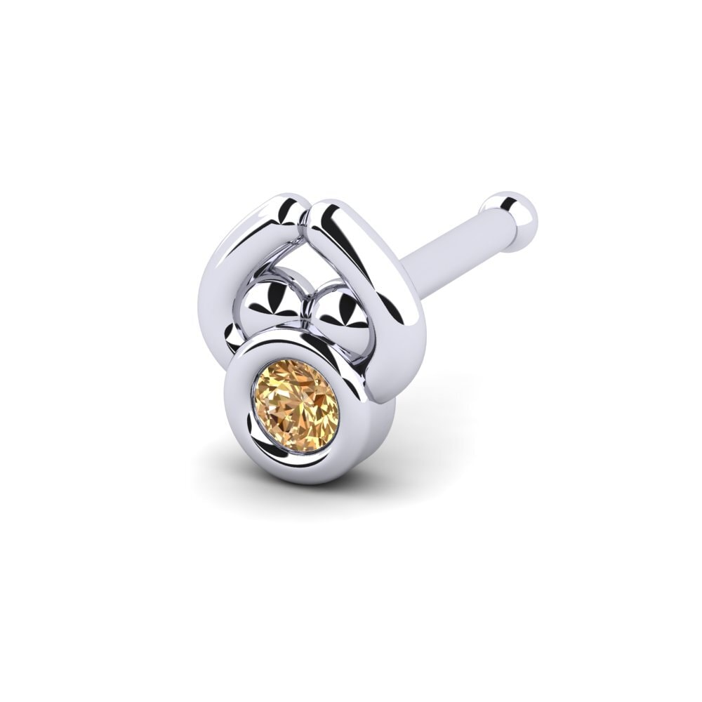 Diamant Brun Piercing Nez Aullif