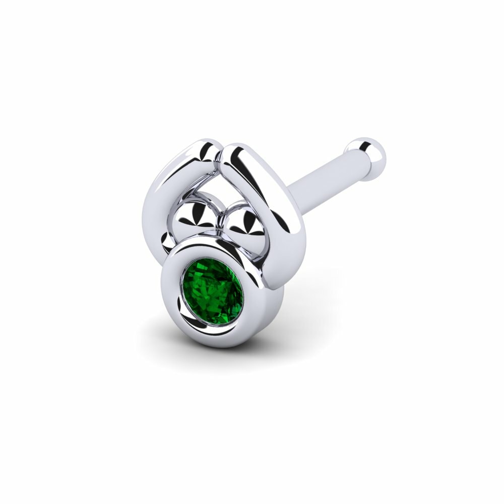 Groene Zirkoon Neus Pin Aullif