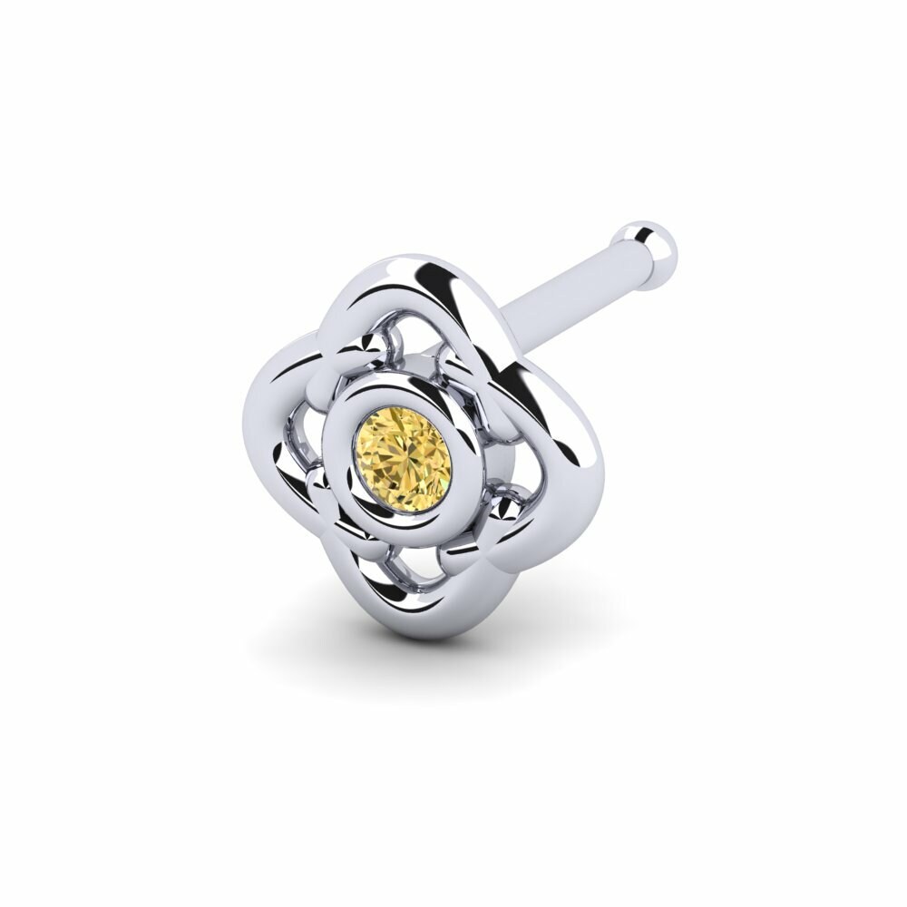 Piercing Nez Awaldo Diamant Jaune