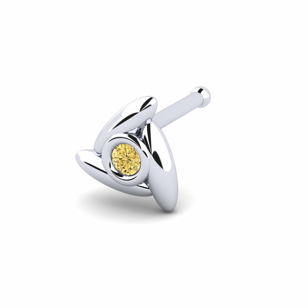 Piercing Nez Azygda Diamant Jaune