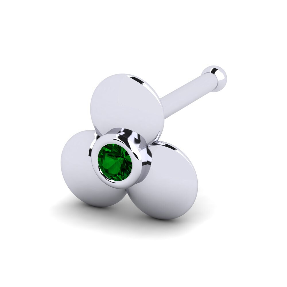 Groene Zirkoon Neus Pin Baffusine