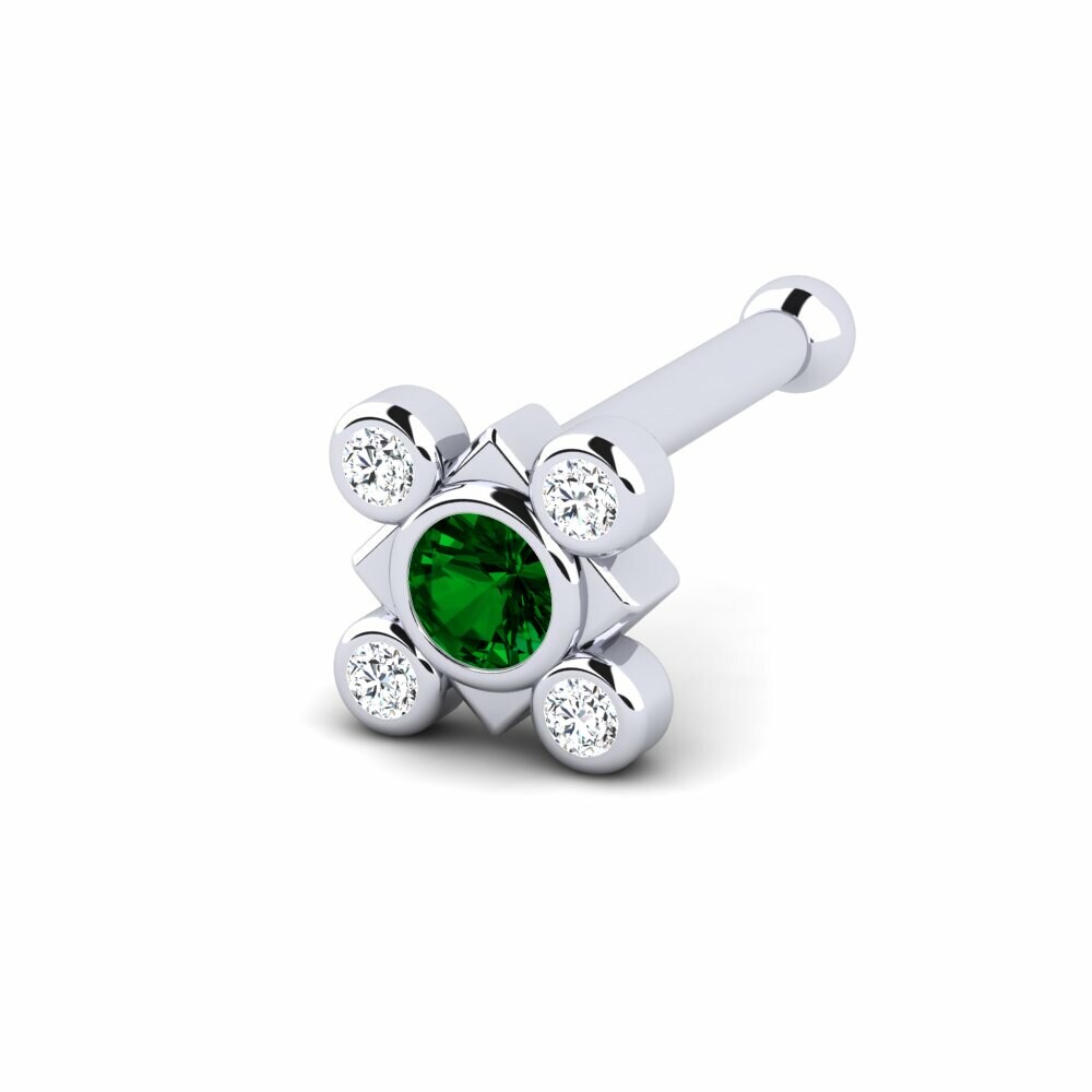 Groene Zirkoon Neus Pin Bhonatre