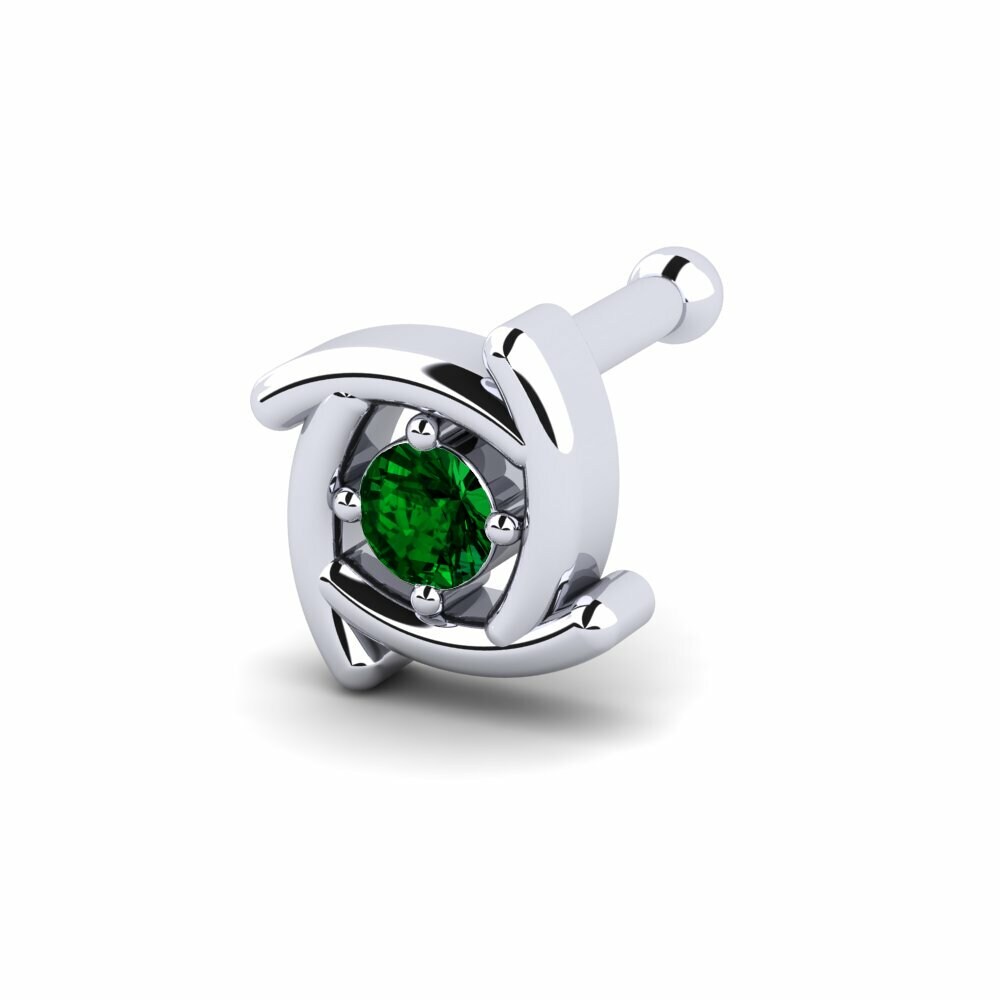 Groene Zirkoon Neus Pin Bicel
