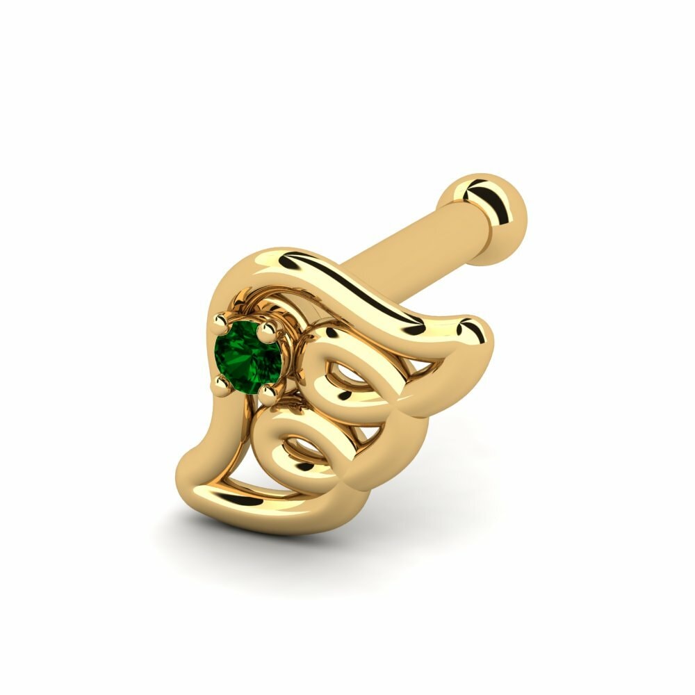 Groene Zirkoon Neus Pin Boden