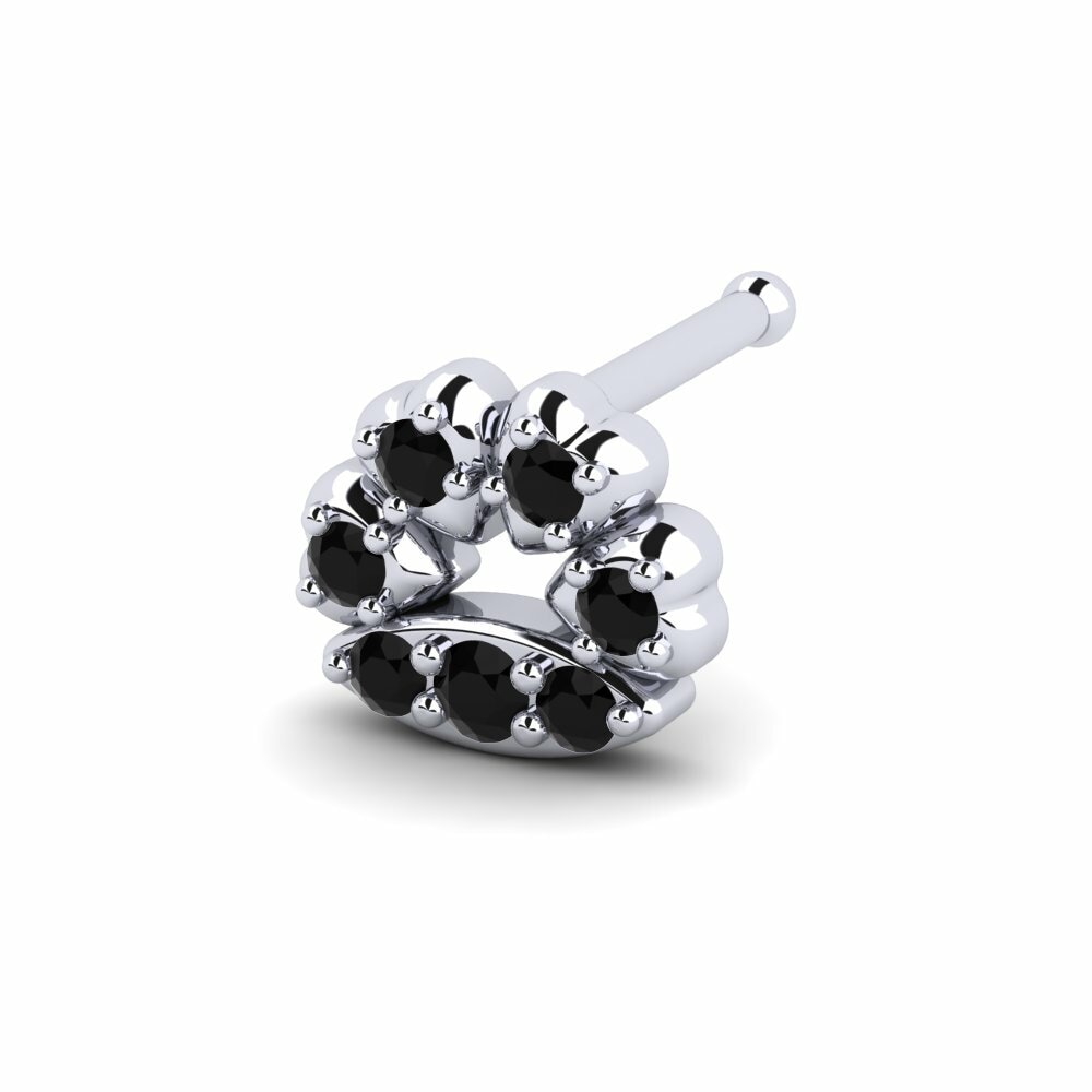 Black Sapphire Nose Pin Bucat
