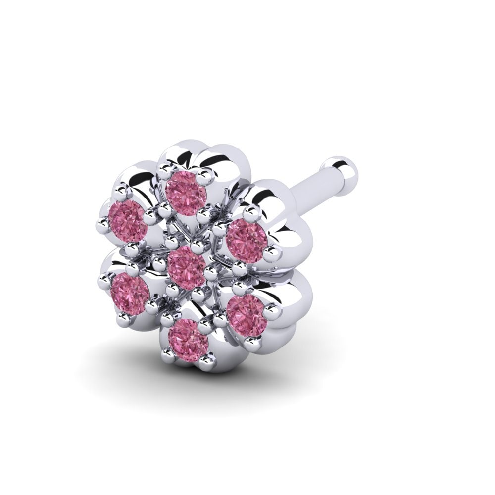 Grenat de Rhodolite Piercing Nez Butom