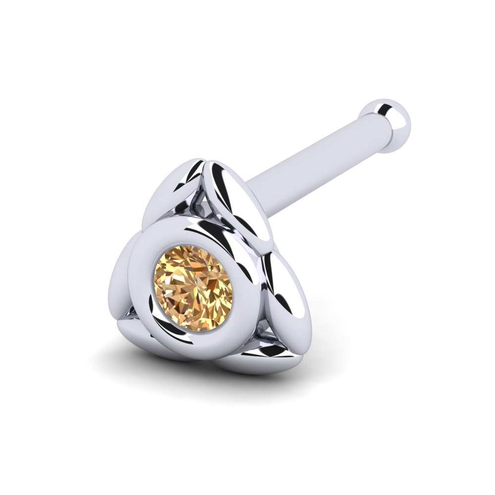 Diamant Brun Piercing Nez Control