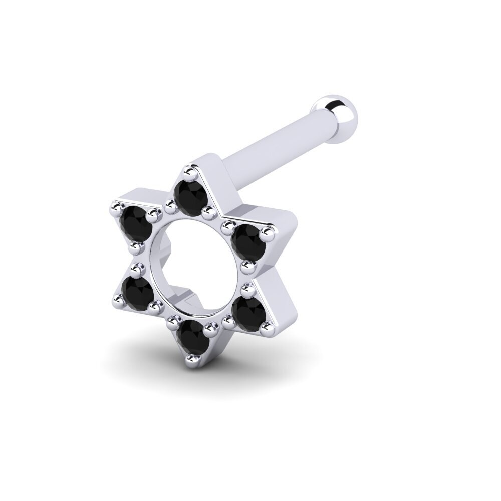 Black Sapphire Nose Pin Coveryal