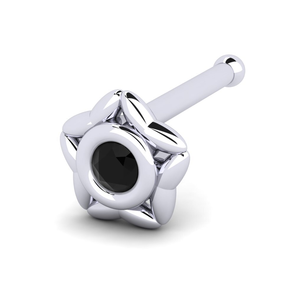 Black Sapphire Nose Pin Credit