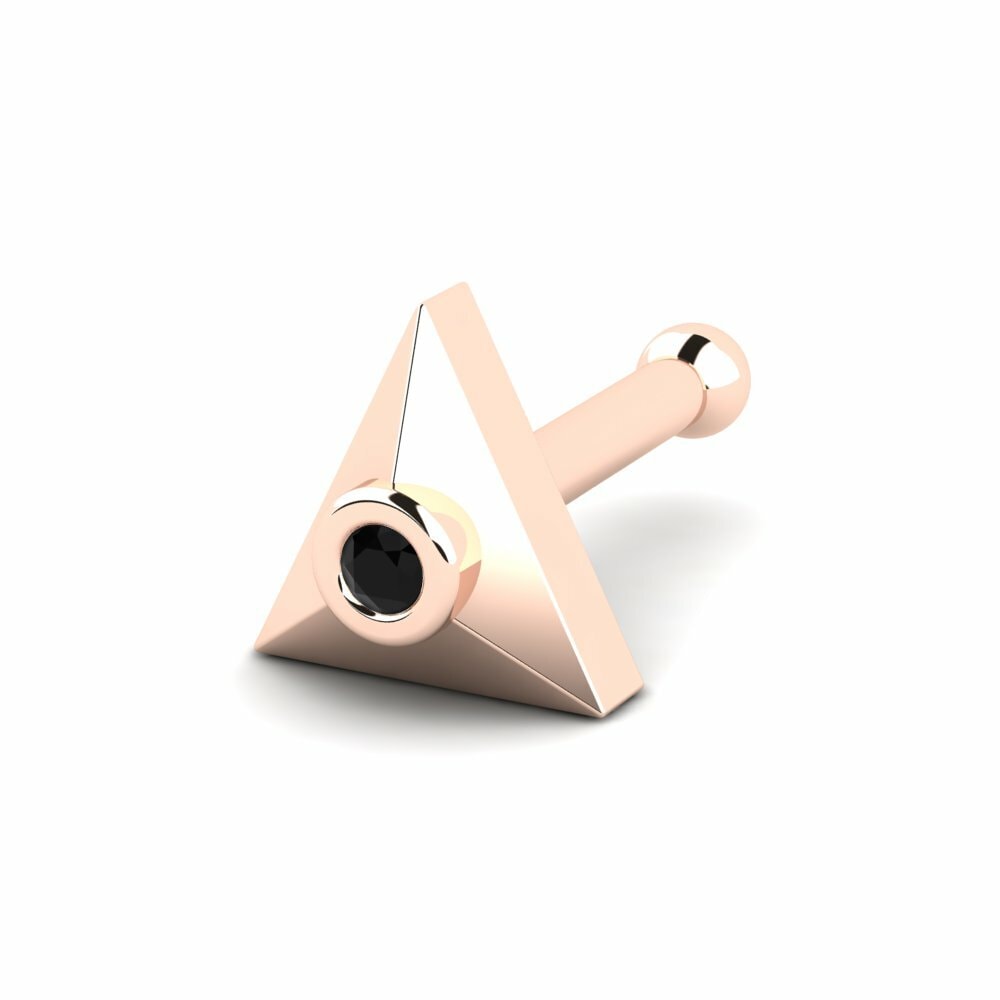 Black Sapphire Nose Pin Formand