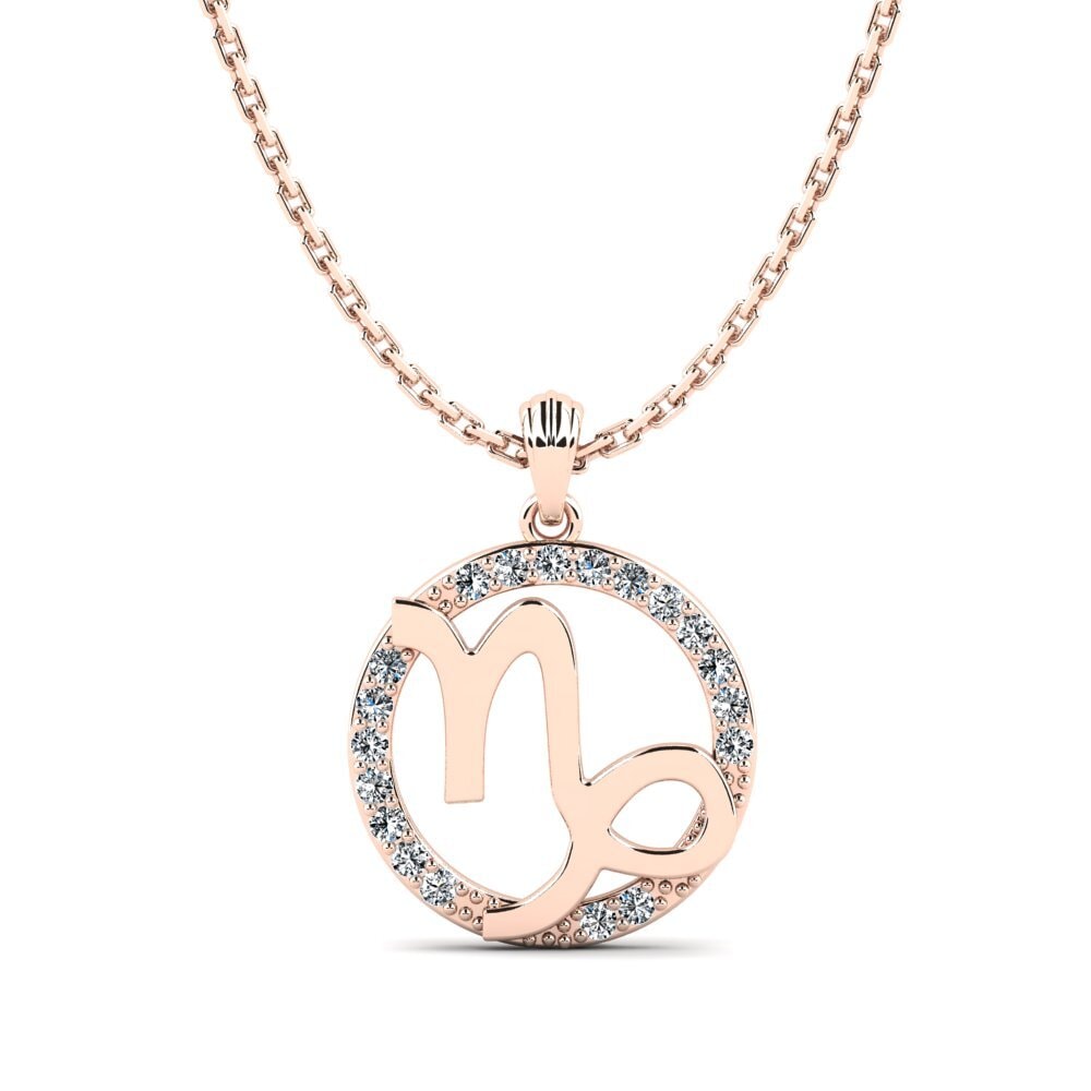 Zirconia Women's Pendant Sulnes - Capricorn