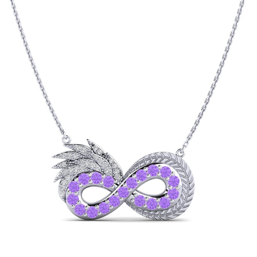Amethyst Women's Necklace Aeternitas