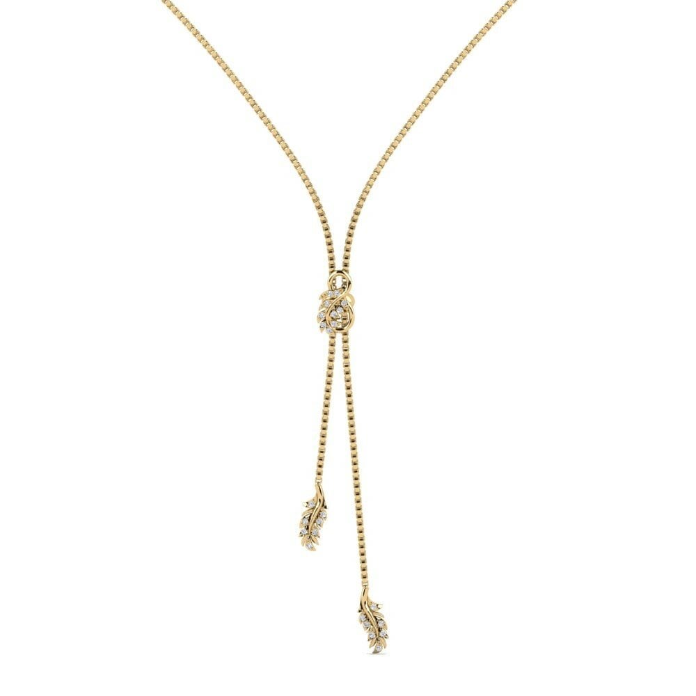 18K Geel Goud Ketting Ankh