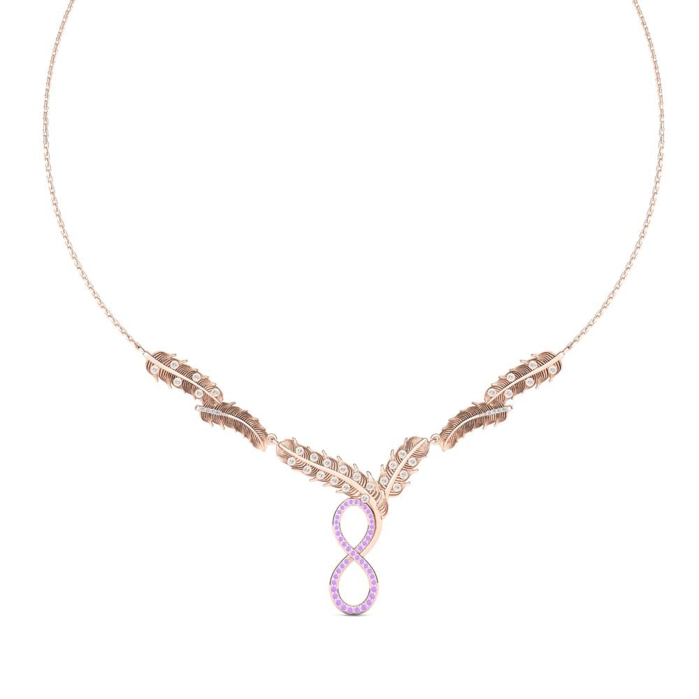 Amethyst Women's Necklace Shag