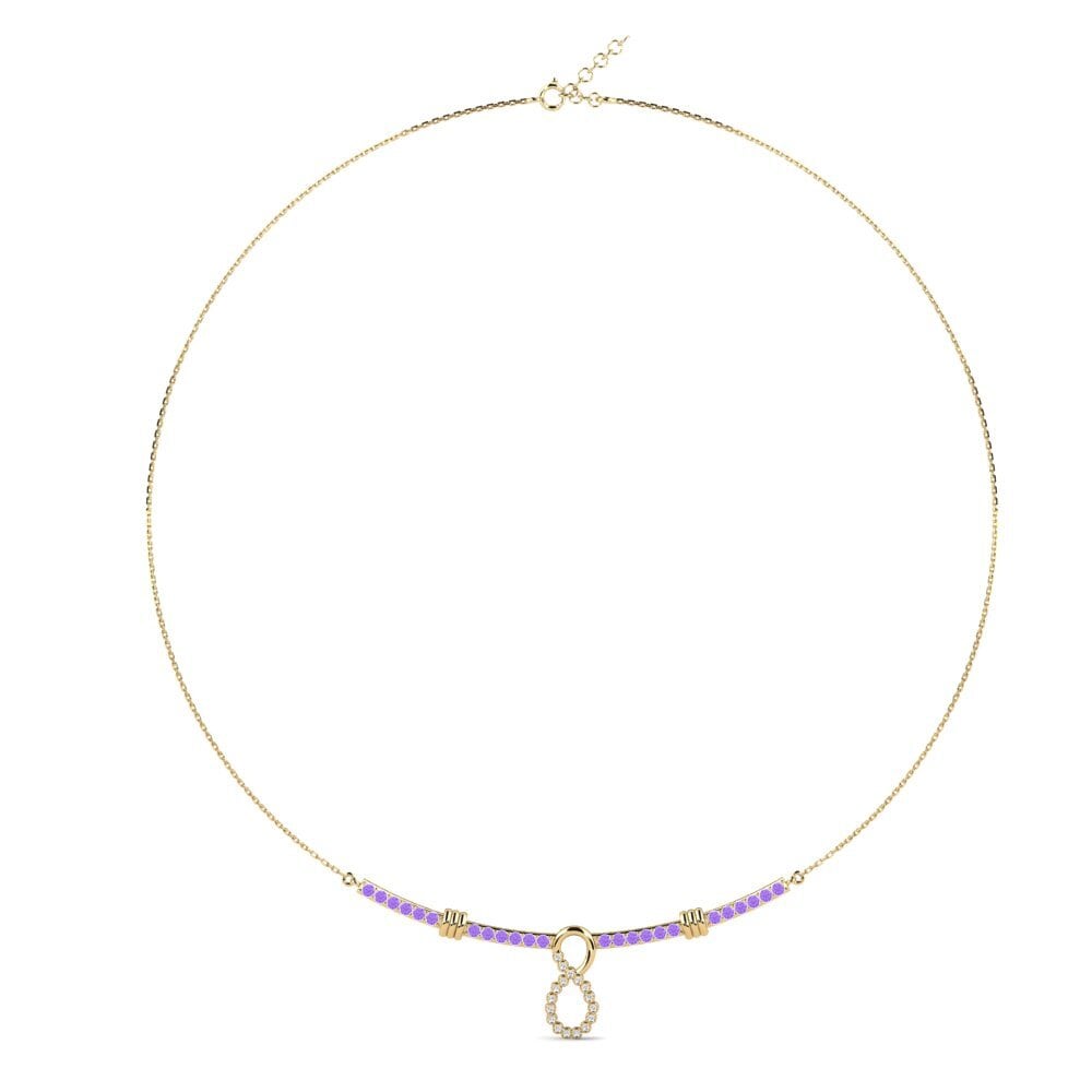 Amethyst Women's Necklace Ukumanga