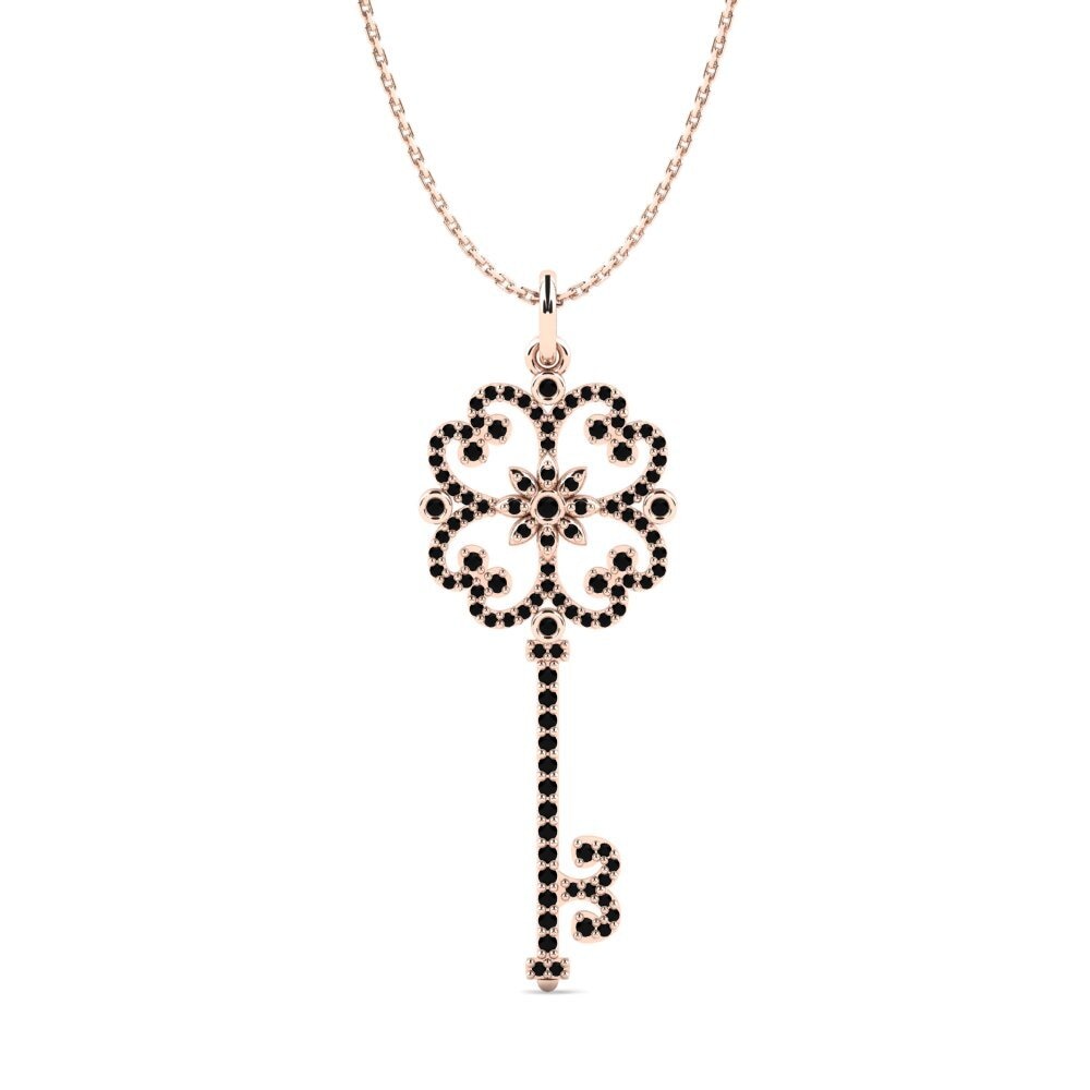 Zafiro negro Colgante de Mujer Lucinda
