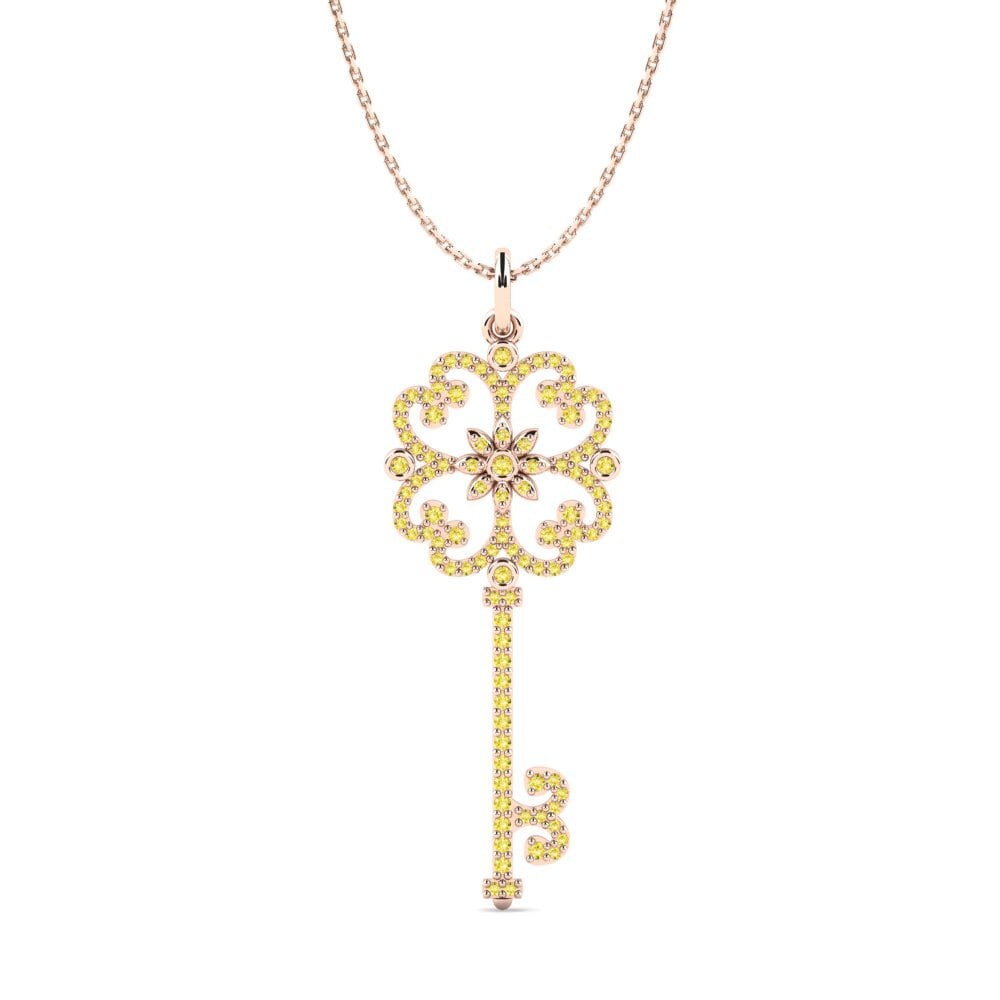 Yellow Sapphire Women's Pendant Lucinda