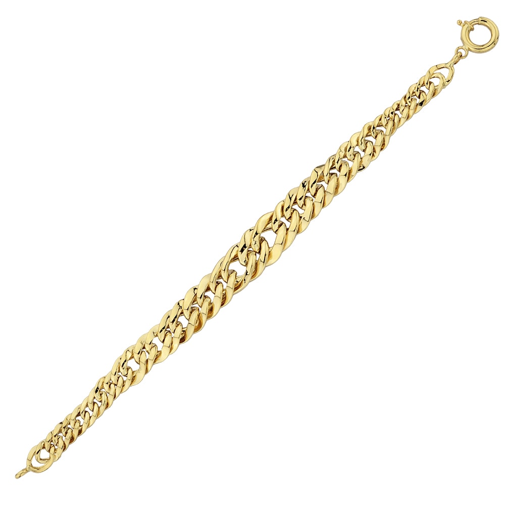 14k Yellow Gold Chain Bracelet Gurira