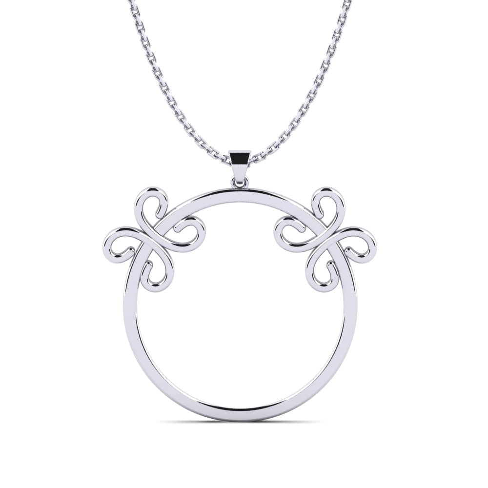 Ciondolo Sleipnir In Argento 925 - Amuleto Vichingo Con Rune, Annerito, Diametro 26 Mm