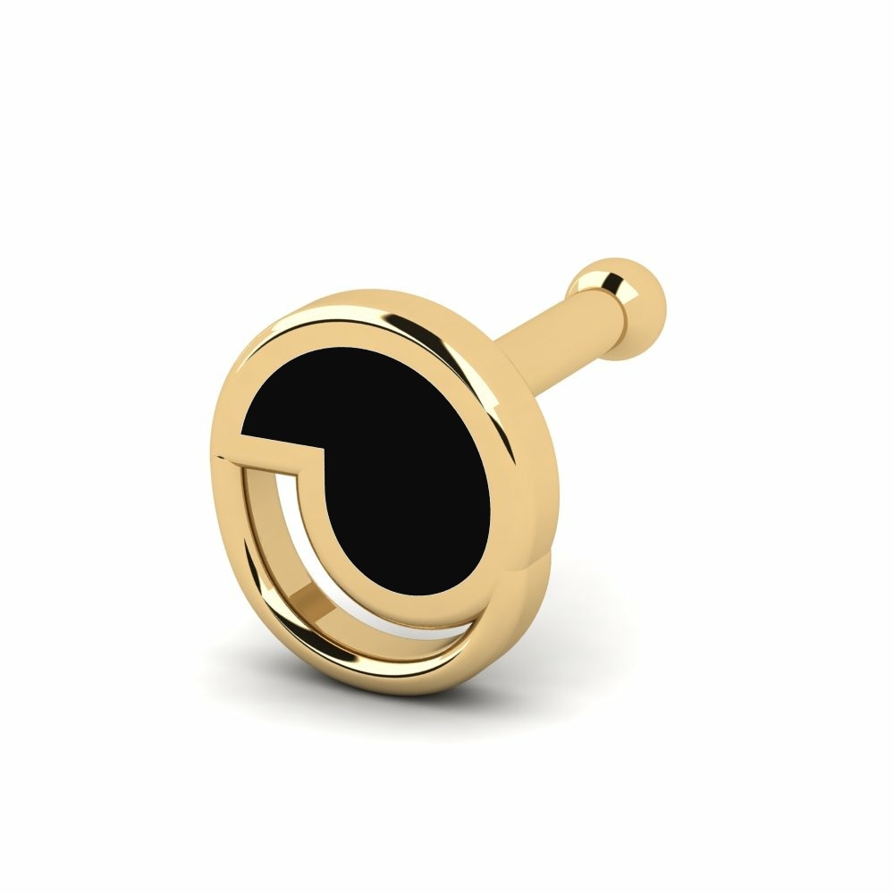 18K Geel Goud Neus Pin Gisced